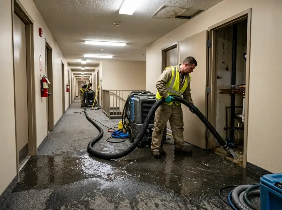 multi-unit-apartment-hallway-f-005 — frequently asked questions, Emergency Burst Pipe Water Extraction & Removal in Hartland…